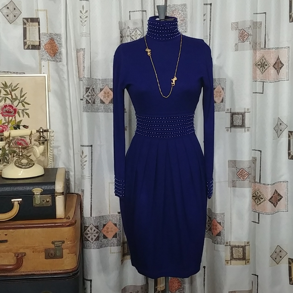 Vintage 80s Sweater Dress